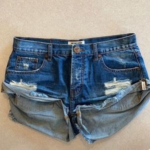 One teaspoon bandit Jean shorts